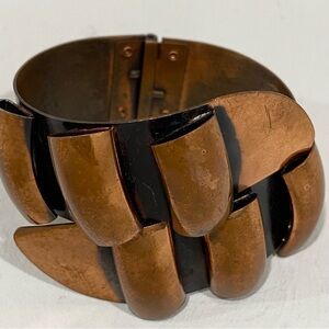 Vintage Renoir “Interplay” Style Copper Cuff Bracelet